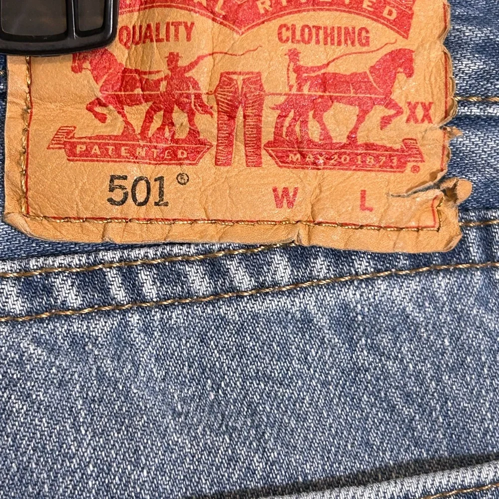 EUC VINTAGE LEVIS XX 501s JEANS SIZE 43x38 STRAIGHT LEG ORIGINALS.VSTITCH - Picture 17 of 17